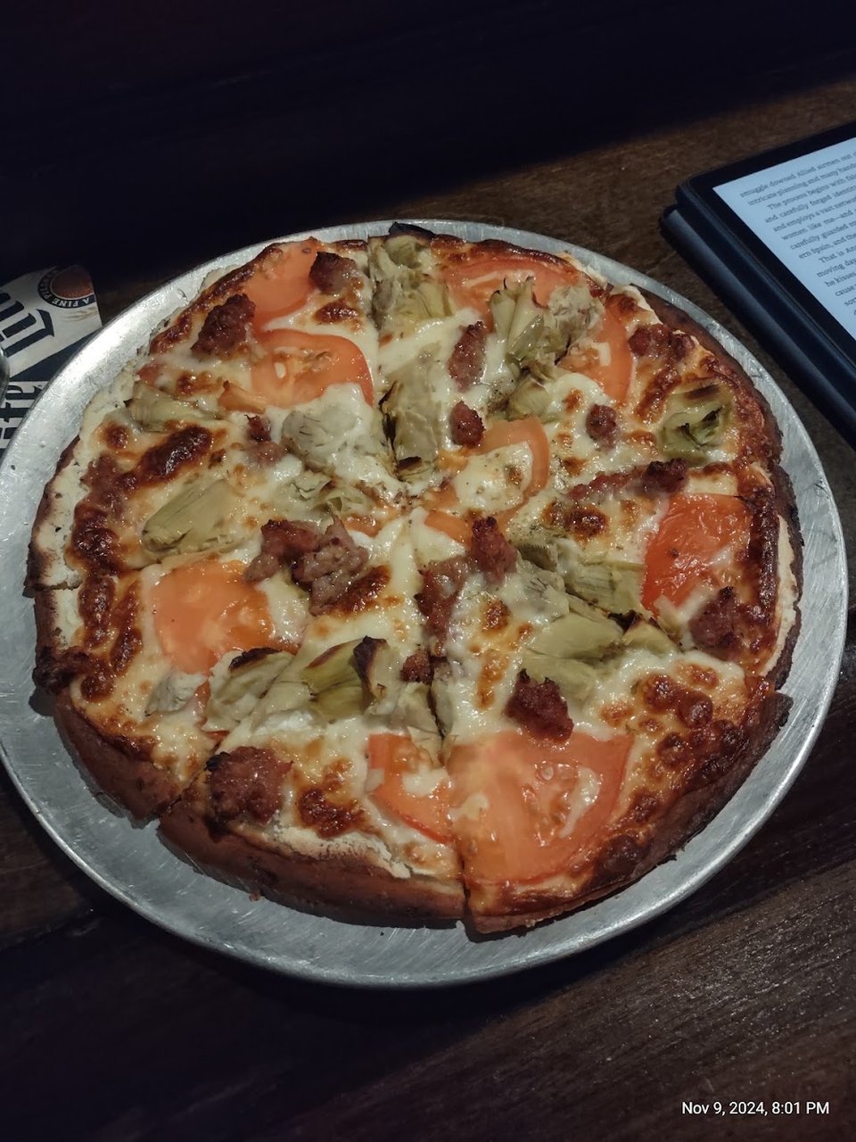 Cauliflower Crust White Pie Sausage